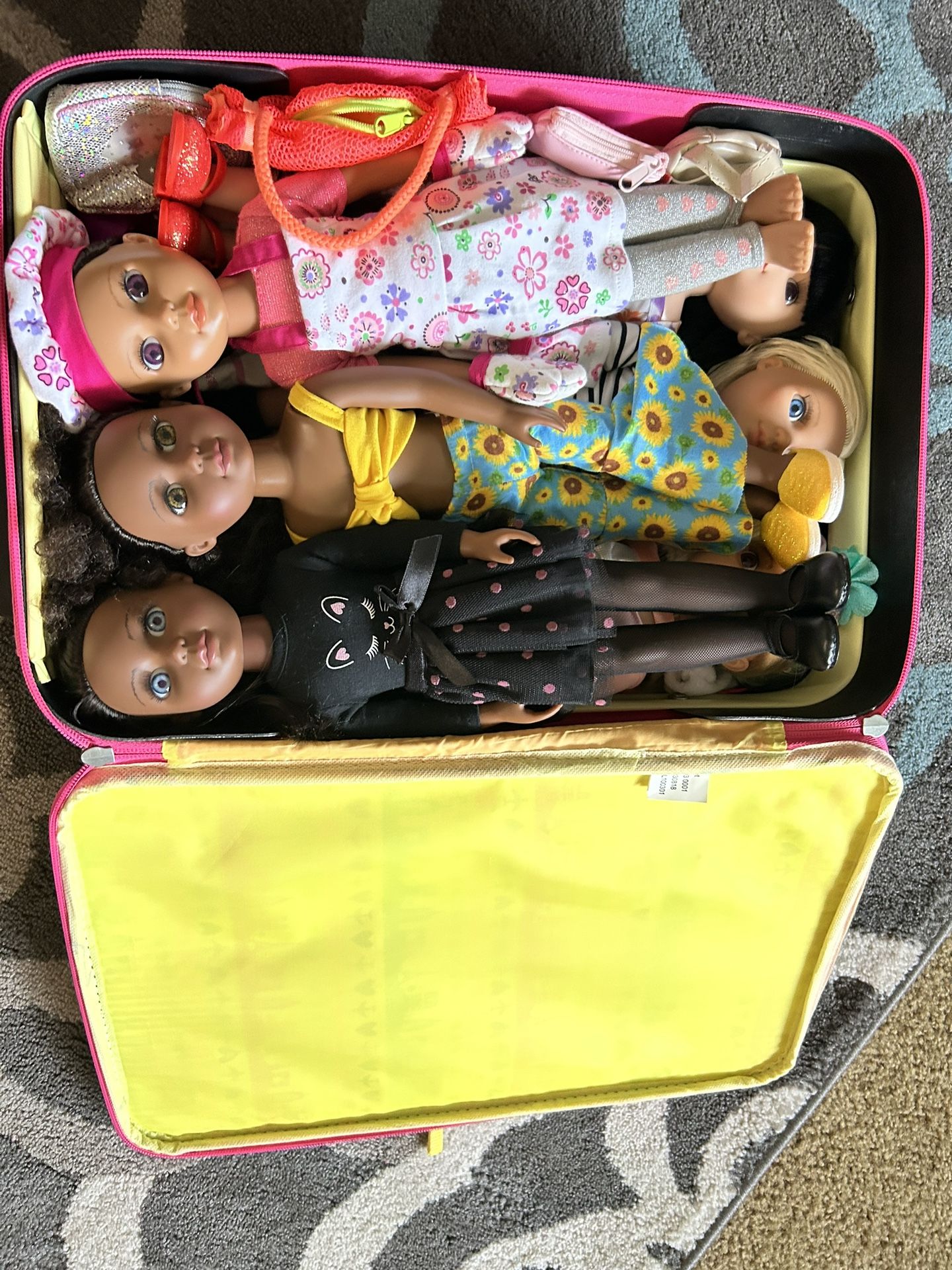 Glitter Girls Doll Set, Accessories, Jeep, Luggage, Bunk Bed And