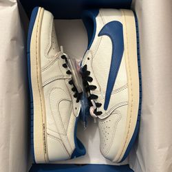 Jordan 1s Low Travis Scott X Fragment Military Blue 