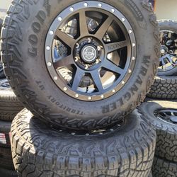 All 4 Wheels 17x9 Tires 33 Of Road Available