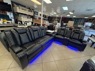 2pc Led power recliners- sofa and loveseat