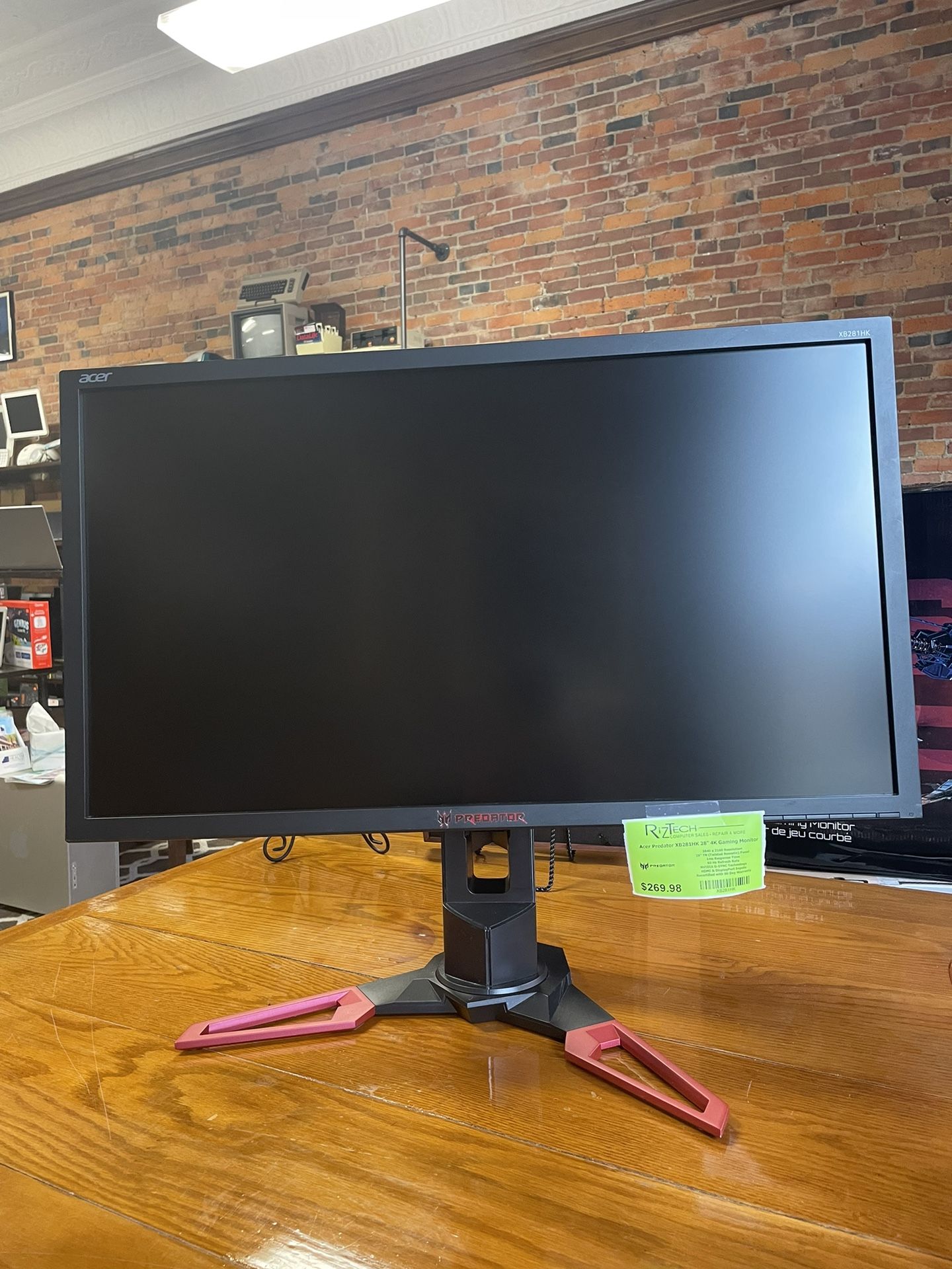 Acer Predator XB281HK 28" 4K Gaming Monitor