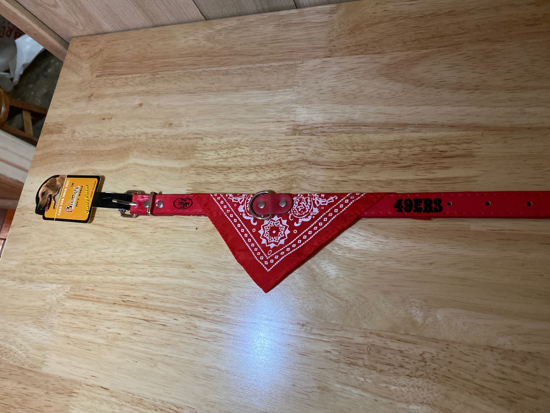 SF 49ers Dog Collar