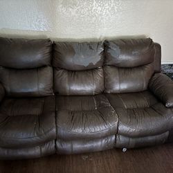 Leather Couch 