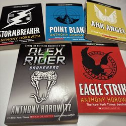 Alex Rider books lot of 5