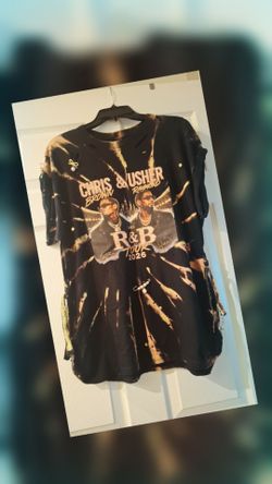 Chris Brown & Usher concert distressed Tees & sweatshirts