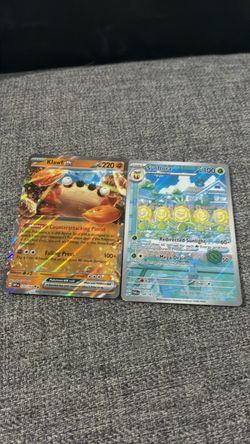 Pokémon TCG Klawf ex & Sunflora Holo Cards