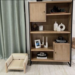 Shelves Bookshelf 4 Tier With Storage