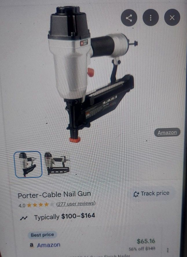 Porter Cable Nail Gun 25.00 Or Obo