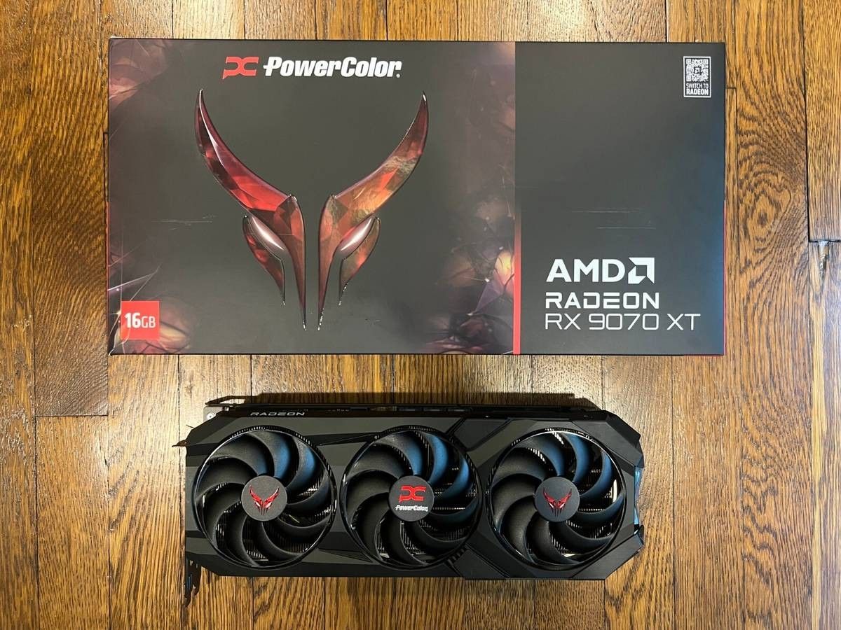 PowerColor Red Devil AMD Radeon RX 9070 XT 16GB GPU Graphics Card GPU