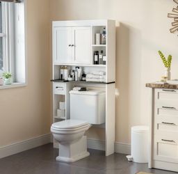Over the toilet storage cabinet