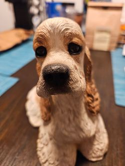 Dog statue