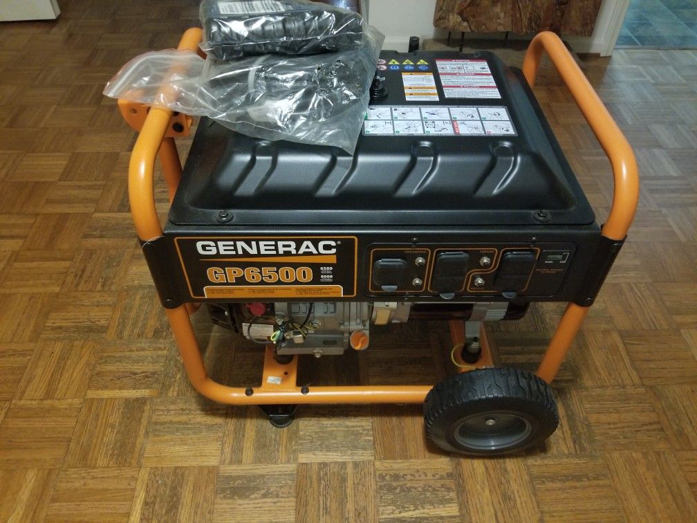 👉New Generac Gas Generator GP6500
