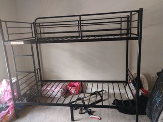 Bunk bed set two twin bunk beds takes a very little space excellent shape delivery available $100