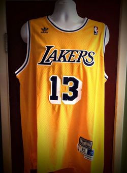 Los Angeles Lakers #13 Wilt Chaimberlain Retro NBA Basketball Jersey -S,M,L,XL,2X