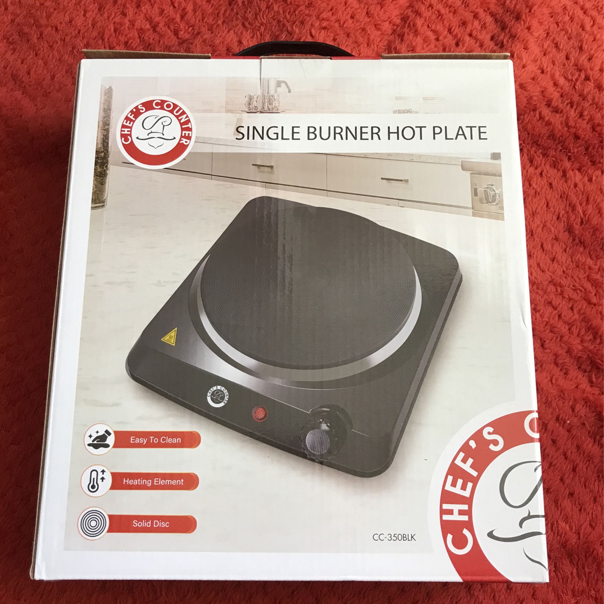 Chef’s Counter Single Burner Hot Plate