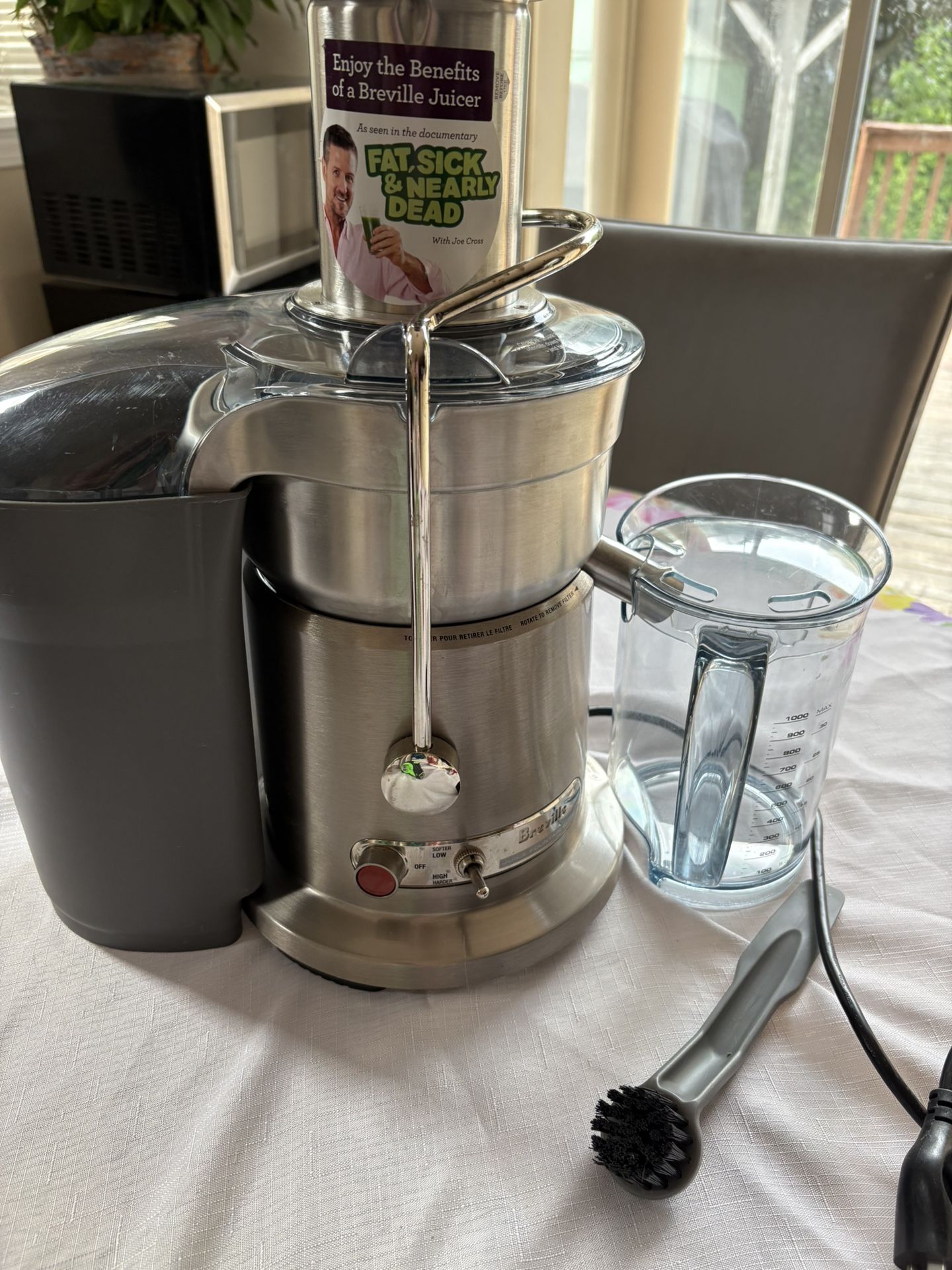 Breville Juice Fountain Elite 800JEXL, Silver