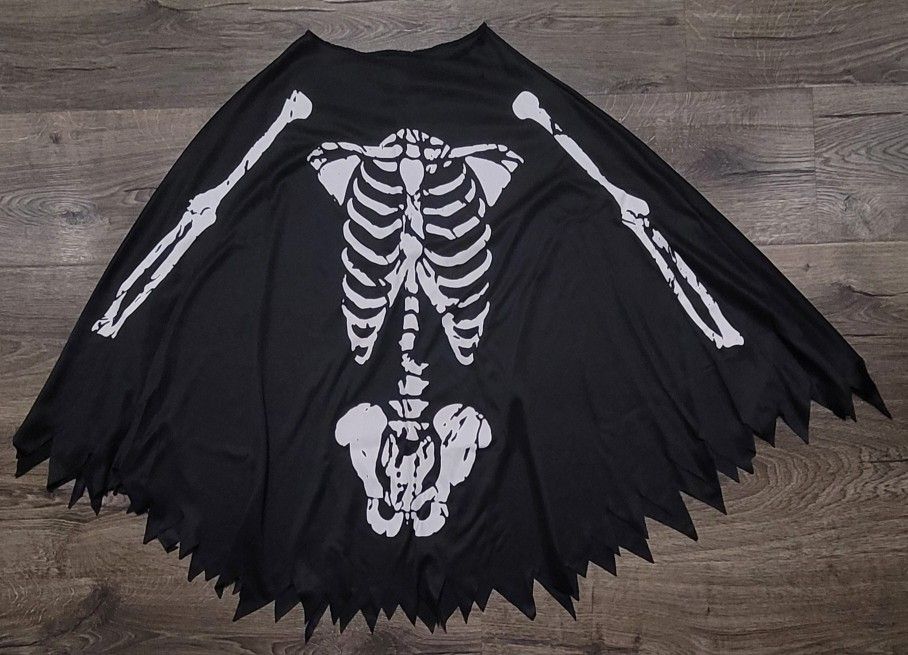 Skeleton Pancho Halloween Costume 