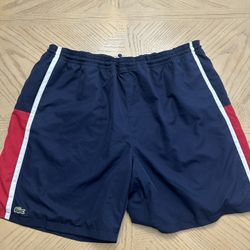 Lacoste Men's Sporty Color Block Bermuda Shorts 