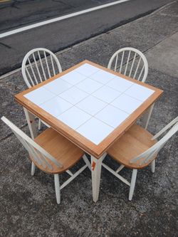 Tile Table & Chairs - Can Deliver