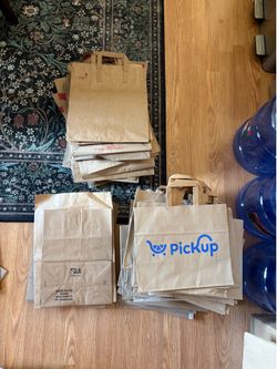 Free paper bags & some packing material