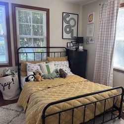 Matte Black Bed Frame