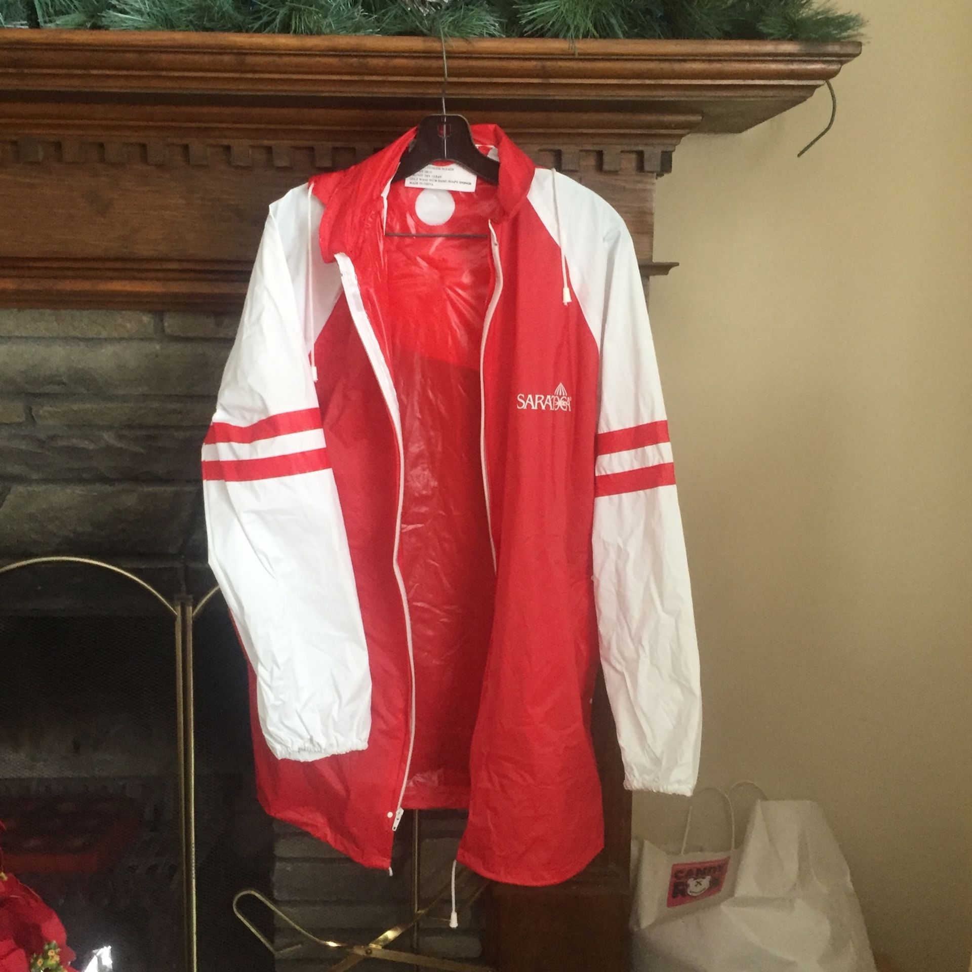 Hooded Saratoga Raincoat-never Worn