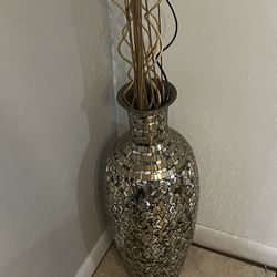 Mirror glass vase