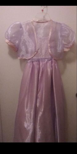 Purple dress girls dress [size12]