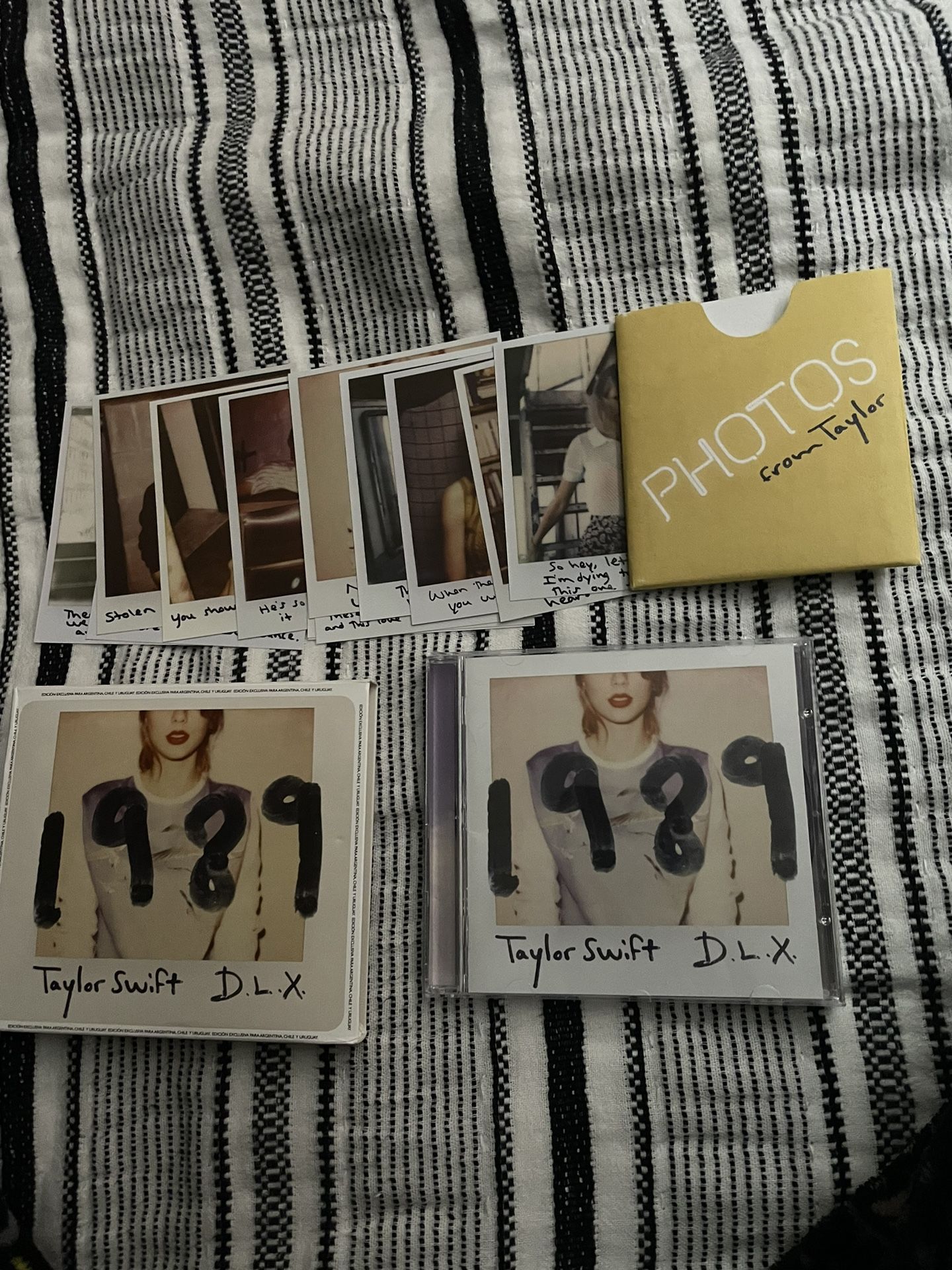 Taylor Swift 1989 CD With Polaroids