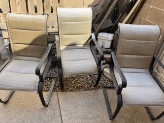 Patio Chairs-Set Of 3