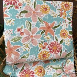 Flower Summer Patio Outdoor Cushions 