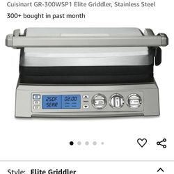 Cuisinart Panini Press Elite 