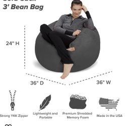 Large Sofasac Bean Bag Chair 