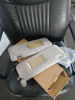 Car Sun Visor Pair with Vanity Mirrors