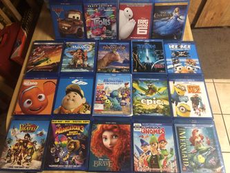 Blu Ray / DVD Disney 12 each in North Lakeland pick up only for