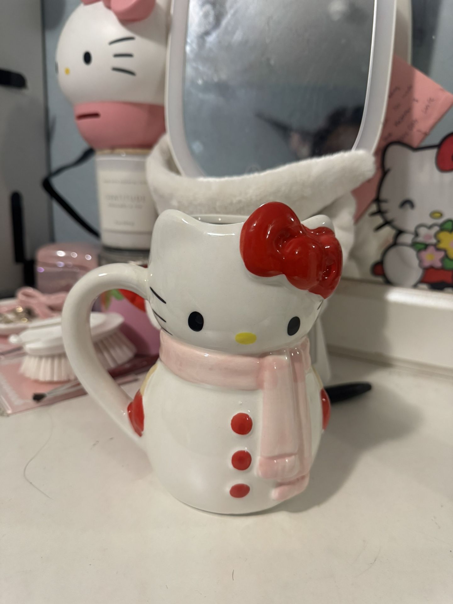 Hello Kitty Snowman Mug