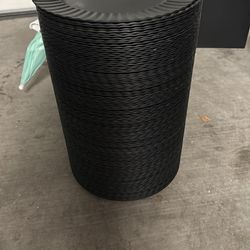 Black Event Table Plates (Chargers)