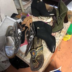 Lot Of Shoes Size 9.good Condition &brands