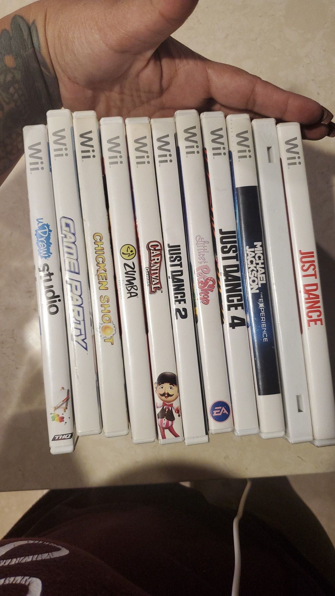 WII video games