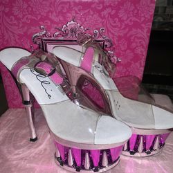 Women High Heel Ellie Shoes Hot Pink