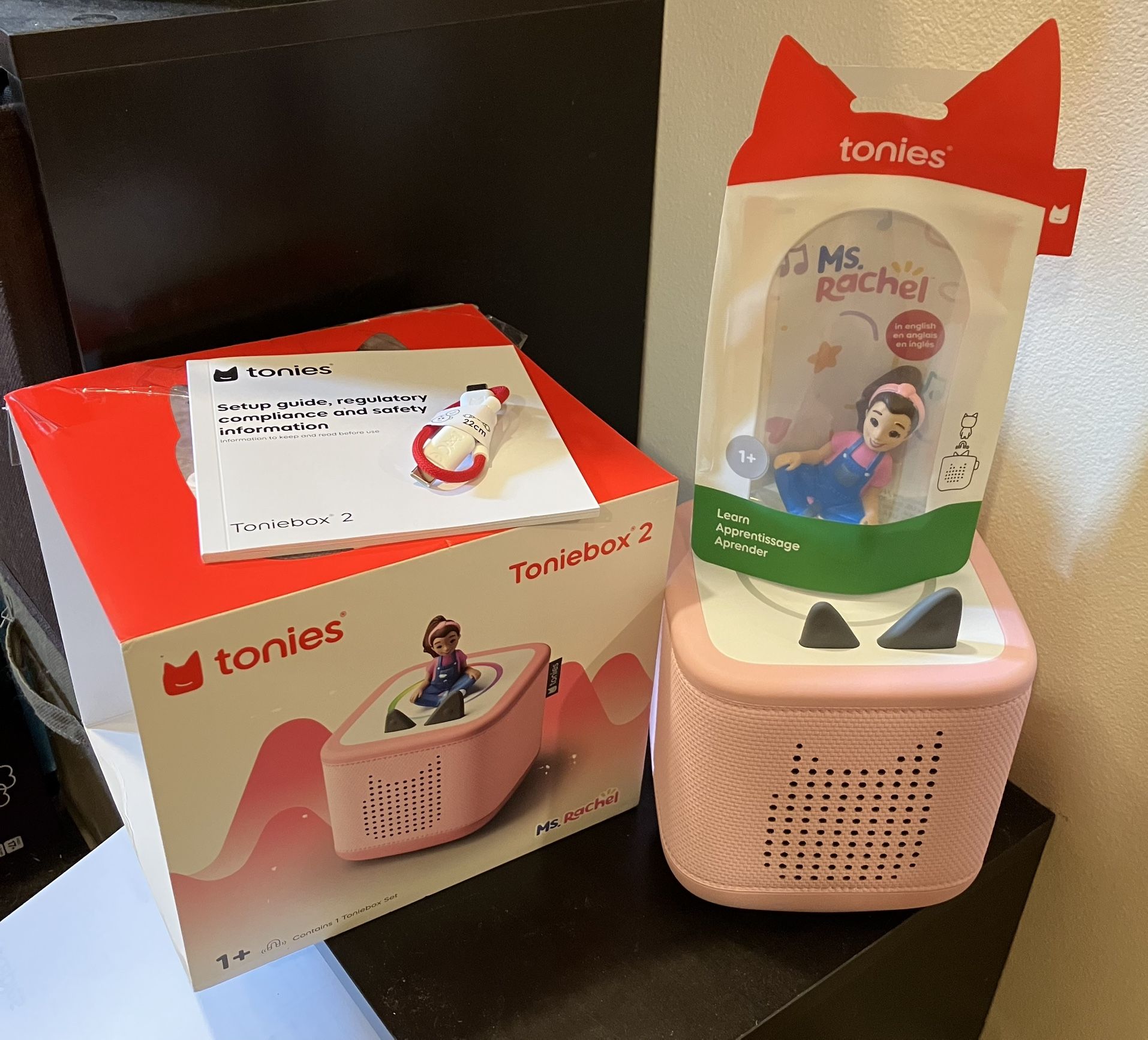 Cloud Pink Ms. Rachel Tonie/Toniebox 2 Starter Set