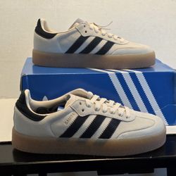 Adidas Women's Sambae 'Wonder White - Black' / JR1437 / Women's Size 8 NIB 