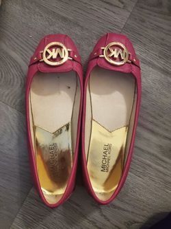 Michael Kors Pink Leather Flats size 7