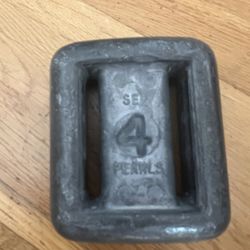 Sea Pearls Uncoated Lace Thru Weight 4 Lb. | Divers  Weight 