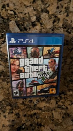 PS4 Grand Theft Auto V Playstation 4, $20