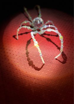 Spider suncatcher prism spooky Halloween (one left)