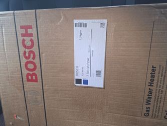 Brand New Bosch Tankless Hotwater Heater.