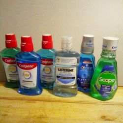 Colgate Listerine And Crest Mouthwashes 16.5 Fl oz $3 Each 