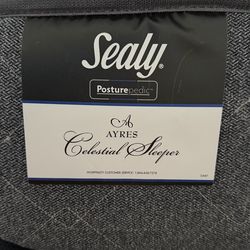 Sealy Queen Mattress, Box Spring, & Frame