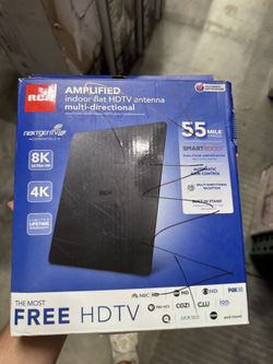 RCA Amplified Indoor Flat HDTV Antenna